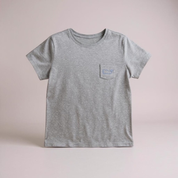 Vineyard Vines Women’s Large Tee Shirt Short Sleeve Grey Blue Fishing Boho - Picture 1 of 4